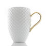 Black Coffee Cup With Gold Or Platinum Handle, thumbnail 8 of 12
