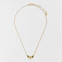 Poppy Anemone Gold Chain Necklace, thumbnail 5 of 8
