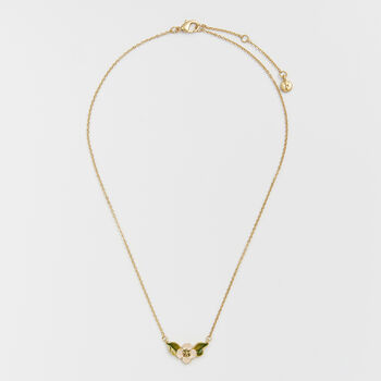 Poppy Anemone Gold Chain Necklace, 5 of 8