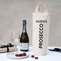 Personalised Prosecco Bottle Gift Bag, thumbnail 1 of 4