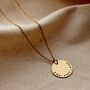 Personalised Curved Message Disc Necklace, thumbnail 3 of 6