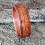 Copper And Santos Rosewood Ring, thumbnail 1 of 6