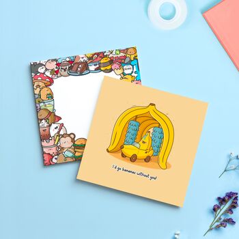 Bananas Card | Cute Greeting Cards, 3 of 4