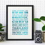 Our Story Personalised Print Valentines Gift, thumbnail 7 of 11