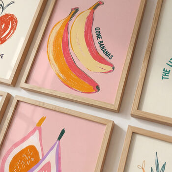 Set Of Six Food And Drink Themed Art Prints Bundle, 5 of 8