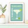 Margarita Cocktail Poster, thumbnail 1 of 6