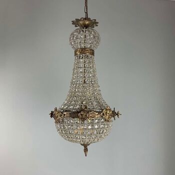 Small Empire Ballroom Chandelier, Rewired, 6 of 10