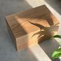 Personalised Oak Memory Keepsake Box, thumbnail 1 of 9