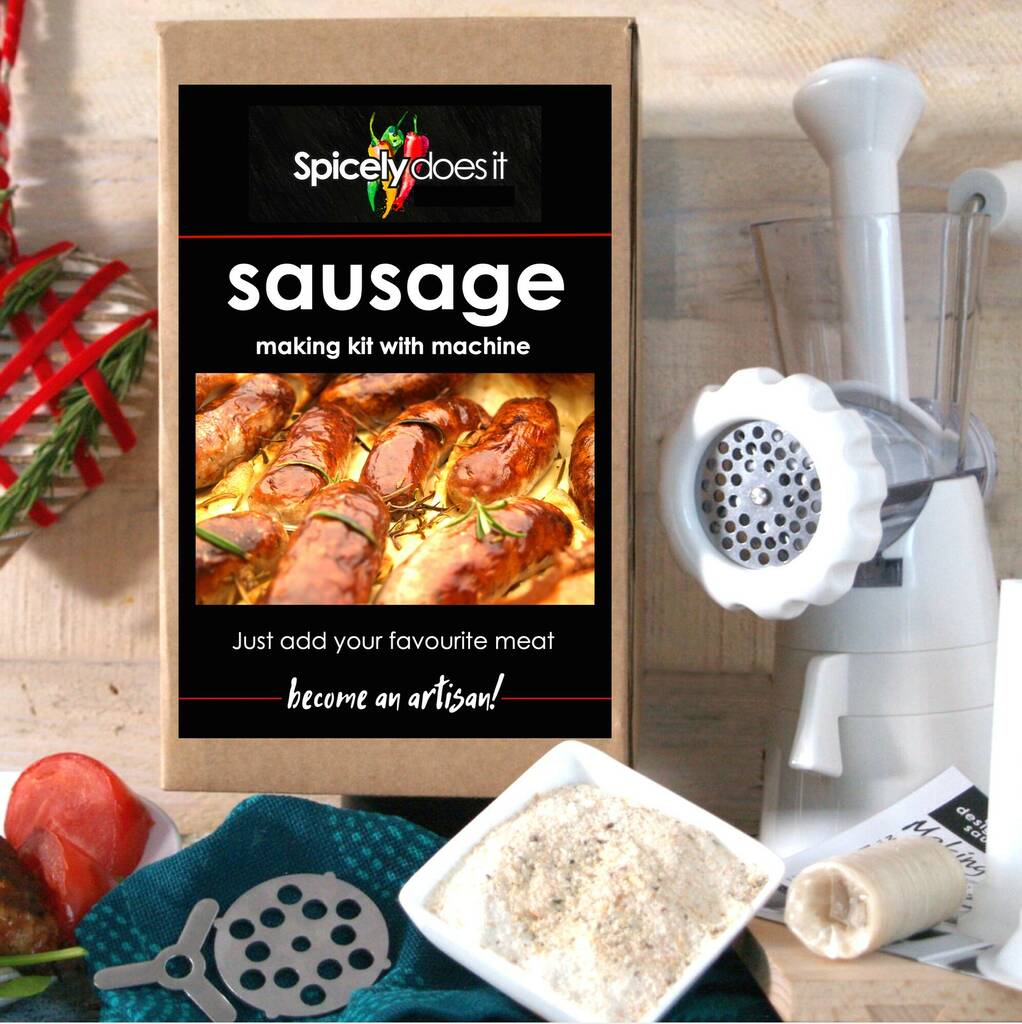 Make Your Own Sausages With Machine By Designa Sausage & Spicely Does It