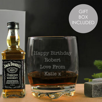 Free Text Tumbler And Jack Daniels Gift Set, 2 of 7