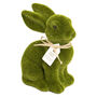 Easter Grass Flocked Bunny Decoration Large, thumbnail 1 of 2