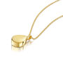 Teardrop Urn Ashes Necklace – 18 K Gold Plate, thumbnail 3 of 6