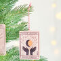 Personalised Tarot Moon Phase Christmas Tree Decoration, thumbnail 1 of 2