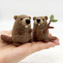 Needle Felting Kit Beavers, thumbnail 9 of 11