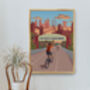 Ride London Cycling Travel Poster Art Print, thumbnail 4 of 8