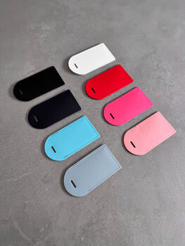 Personalised Mr And Mrs Leather Luggage Tags, 4 of 12