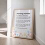 Personalised Teaching Assistant Definition Print, thumbnail 2 of 4