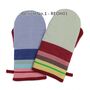 Fun Stripes High Quality Oven Gloves Vibrant Colours, thumbnail 3 of 5