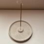 Handmade Round Incense Holder In Stone Effect Eco Resin, thumbnail 2 of 3