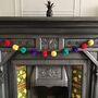 Pom Pom Colourful Garland Bunting, thumbnail 1 of 2