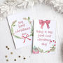 Personalised Baby's First Christmas Achievement Cards, thumbnail 3 of 6
