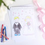 Wedding Colouring In Card For Kids, thumbnail 2 of 3