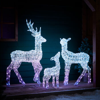 Twinkly Smart LED Light Up Christmas Reindeer Family, 6 of 12