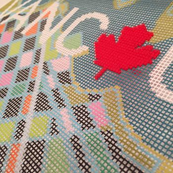 Vancouver City Map Tapestry Kit, 5 of 5