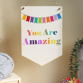 You Are Amazing Pennant Flag, 4 of 6