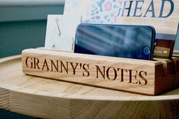 Personalised Wooden Letter Storage Tray, 2 of 4