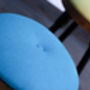 Button Pedestal Table With Four Upholstered Stools, thumbnail 6 of 8