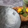 Medium Steel Hammered Trinket Bowl For 11th Anniversary, thumbnail 6 of 9
