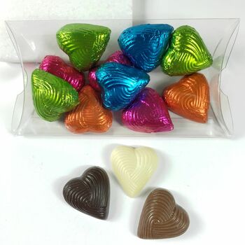 Personalised Favour With Foiled Chocolate Hearts, 6 of 8