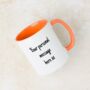 Personalised Daddy And Me Handprints Father's Day Mug, thumbnail 6 of 8
