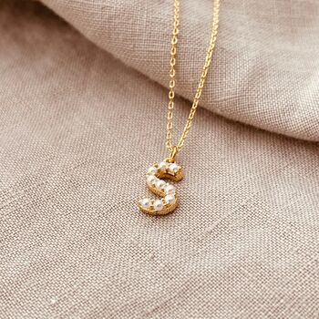 Pearl Initial Necklace, 4 of 5