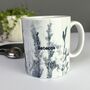 Personalised Mug With Handmade Grasslands Print, thumbnail 12 of 12