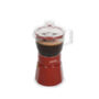 Naples Glass Espresso Maker In Cherry Red, thumbnail 3 of 5