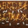Fairy Light Initial In Leopard Print, thumbnail 3 of 9