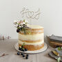 Initials With Heart Wire Cake Topper, thumbnail 4 of 8