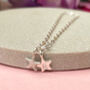 Personalised Sterling Silver Mini Starfish And Initial Star Bracelet, thumbnail 10 of 12
