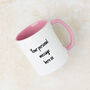 #Mumlife Pink Design Mug, thumbnail 3 of 6