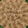 Kamaria: Green And Brown Woven Coaster Or Placemat, thumbnail 5 of 5
