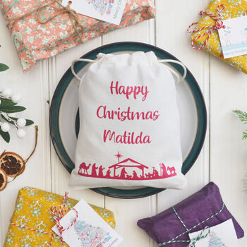 Personalised Christmas Nativity Gift Bags, 3 of 3