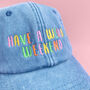 Have A Weird Weekend Embroidered Cap, thumbnail 2 of 3