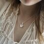 Sterling Silver Wildflower Pendant Necklace, thumbnail 3 of 5