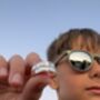 Custom Handwriting Sterling Silver Adjustable Ring, thumbnail 2 of 3