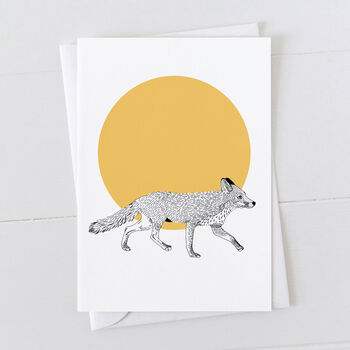 Fox Gift Wrap Pack With Card Option, 4 of 7
