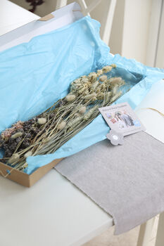 Vintage Dried Flower Letterbox Bouquet, 7 of 12