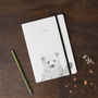 Polar Bear Round Cornered Notebook, thumbnail 1 of 7