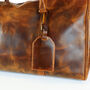 Personalised Buffalo Leather Weekender Bag, thumbnail 6 of 12